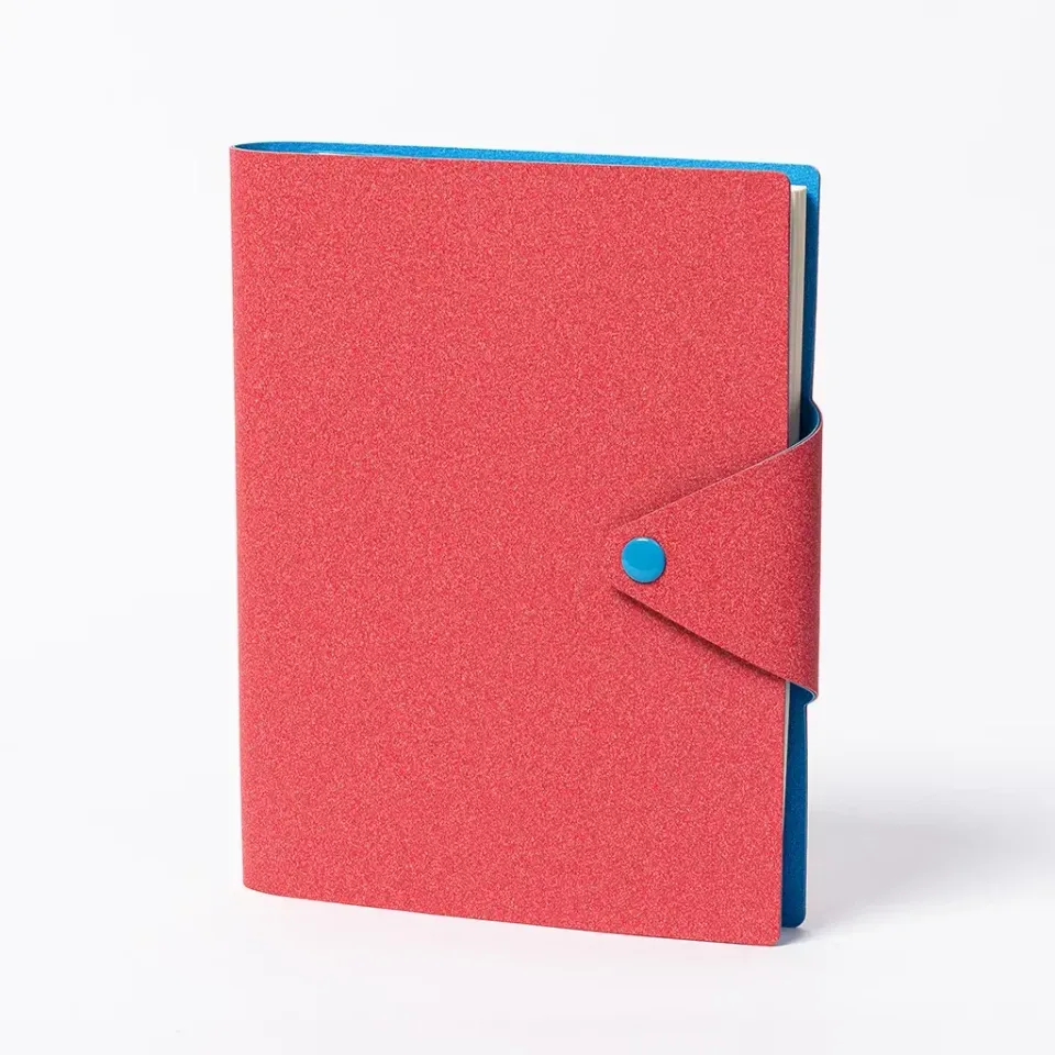 A5 Removable Cover Wire-O Diary with Button Flap
