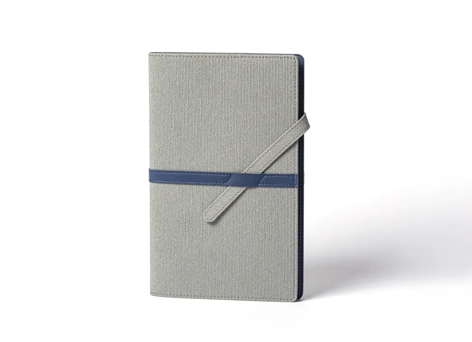 Removable Cover Diary with Diagonal Elastic Strap