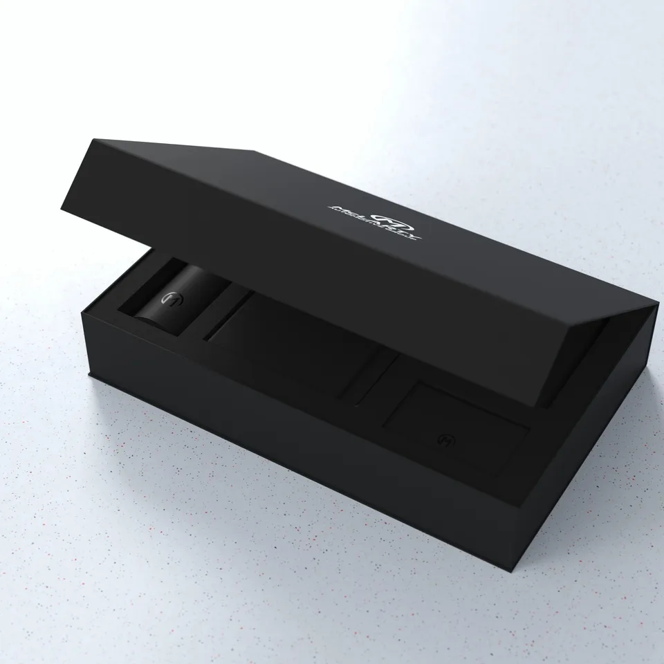 McLarty Automotive Group gift box opening to reveal the set